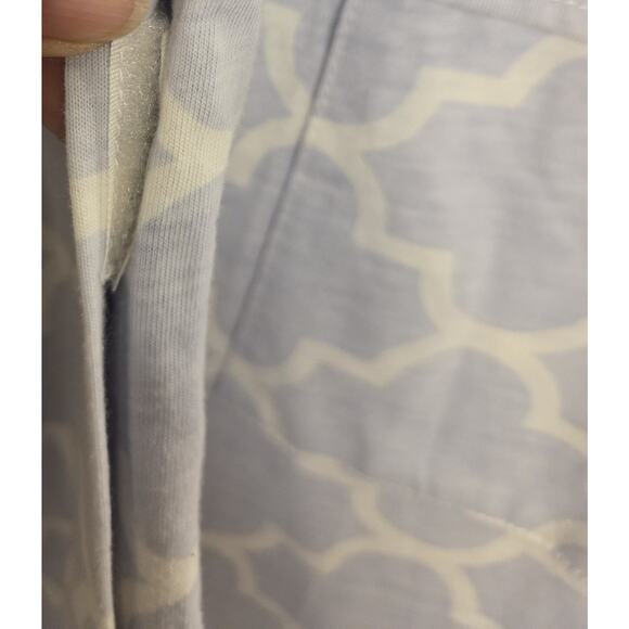 Kindred Bravely Womens Universal Labor Delivery Gown Blue and White Size Small - Picture 3 of 9